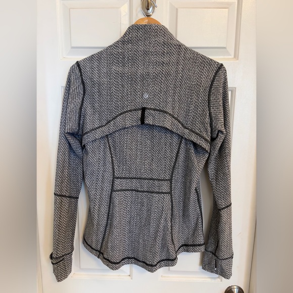 Lululemon Define Jacket Teeny Tooth White Black 12 - Picture 8 of 13
